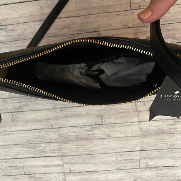 Kate Spade Black Leather Shoulder Bag - Picture 4 of 7